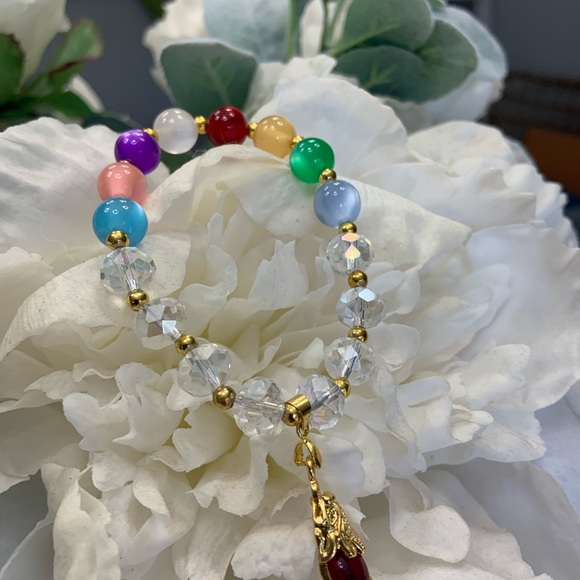 Brand new moonstone bracelet with piyao good luck charm - Picture 5 of 5